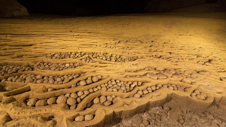 cave pearls inside Son Doong Cave