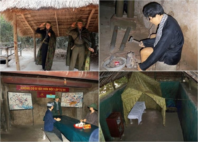 cu chi tunnels war zone reenactment area