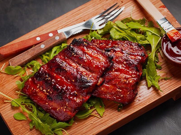 Sweet & Savory Grilled Pork Ribs - One of the main parts of Com Tam