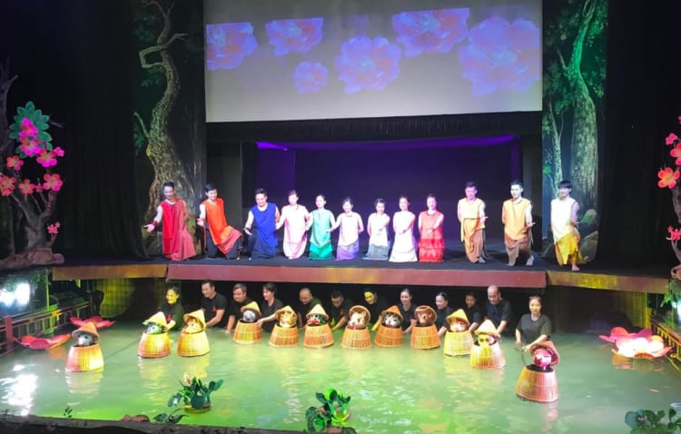 The Zodiac animals, deeply intertwined with Vietnamese life, are symbolized by the "Twelve Zodiac Animals" performance