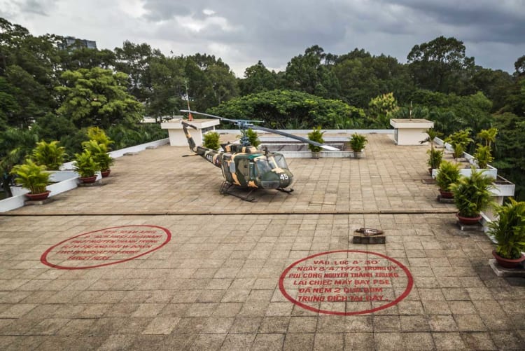 Independence Palace's rooftop